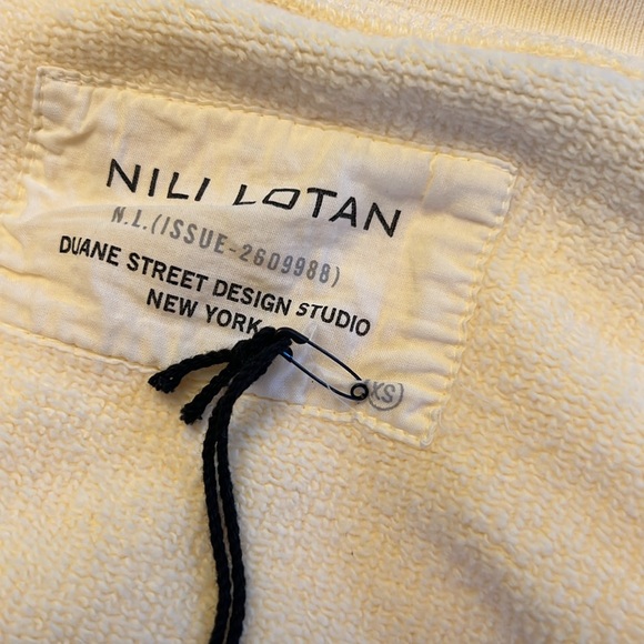 Nili Lotan Luka Scoop Neck Pale Yellow - Picture 8 of 8